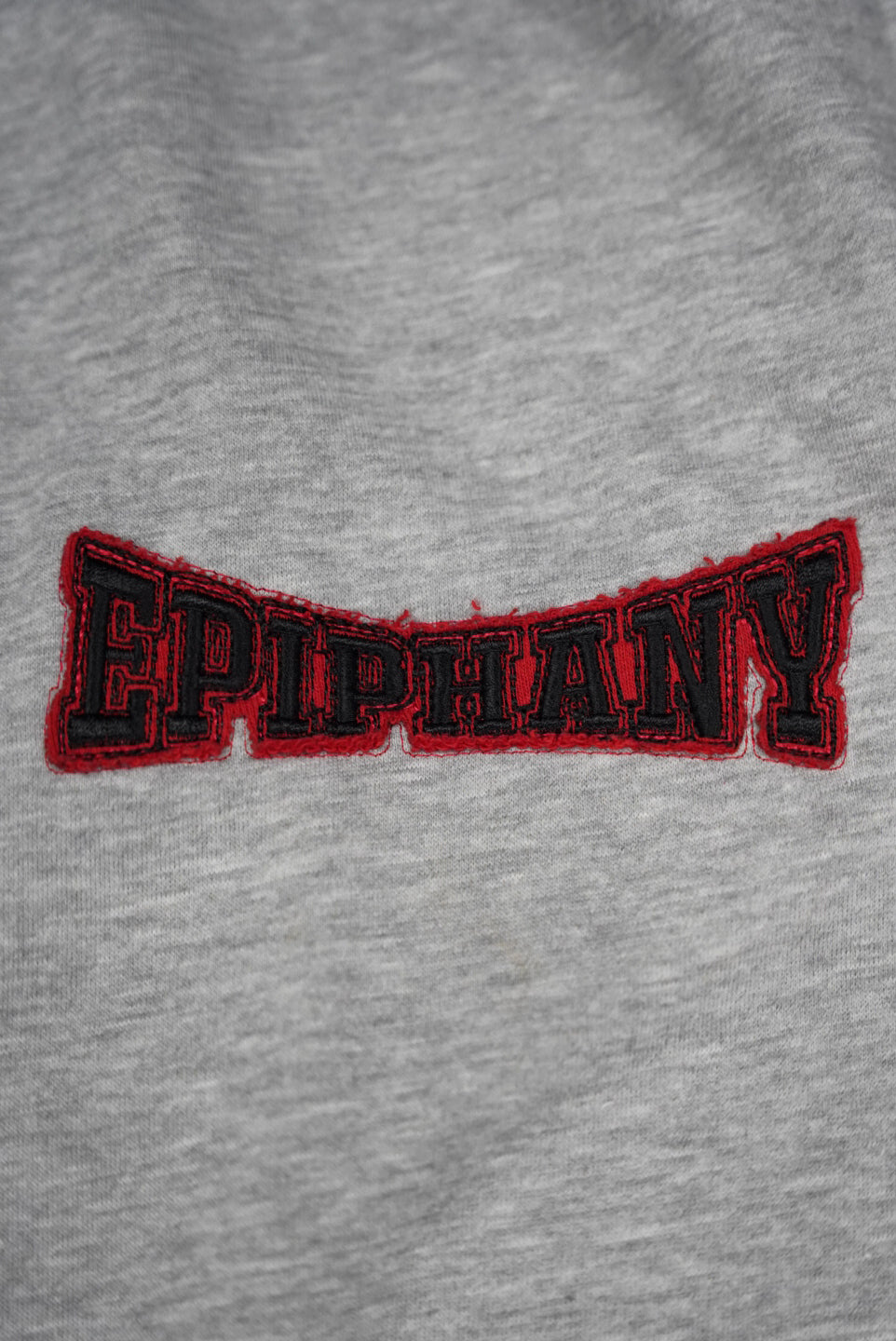 Distressed Logo Sweatpants (Grey & Varsity Red)