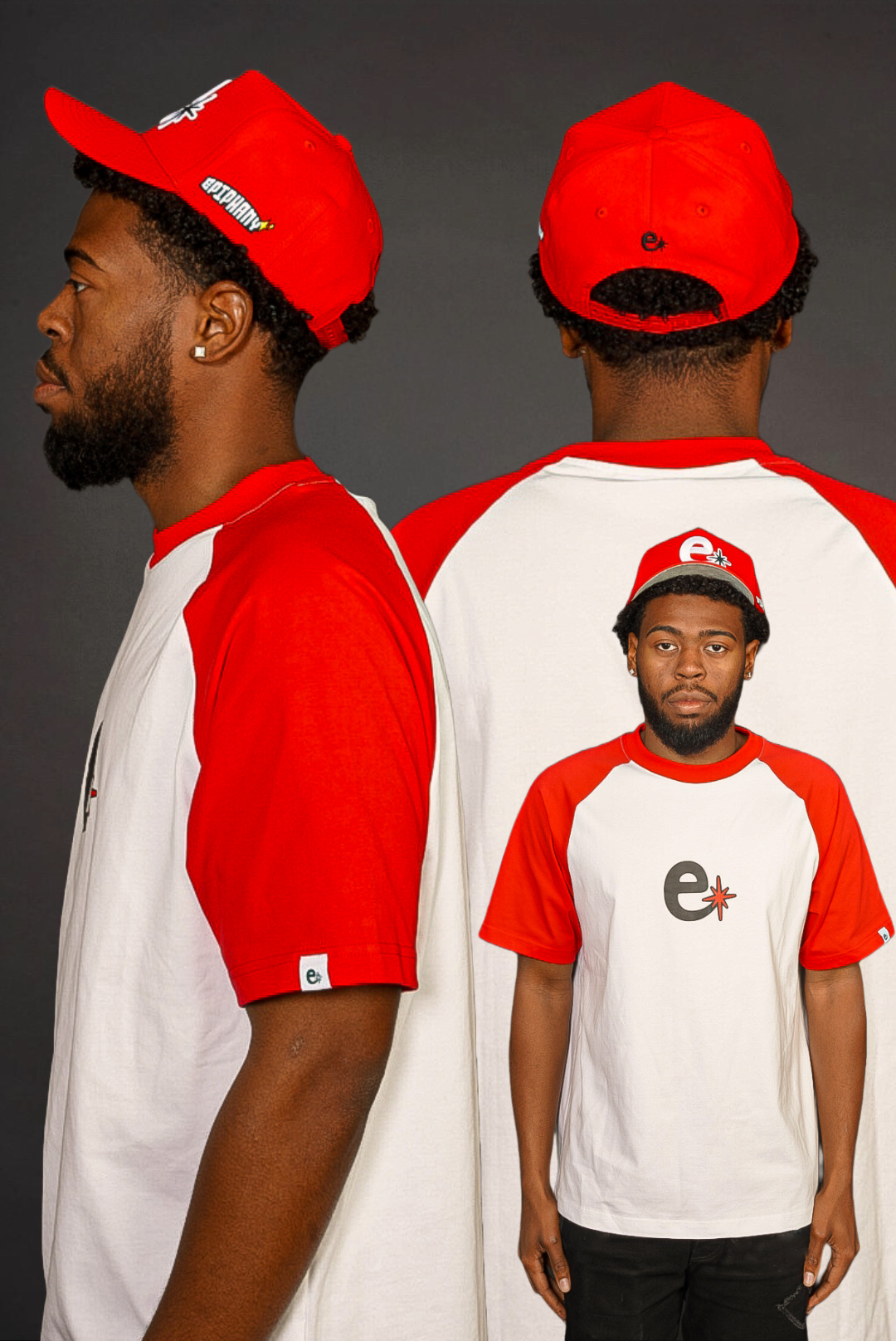 Logo Staple Tee (Baseball Red)