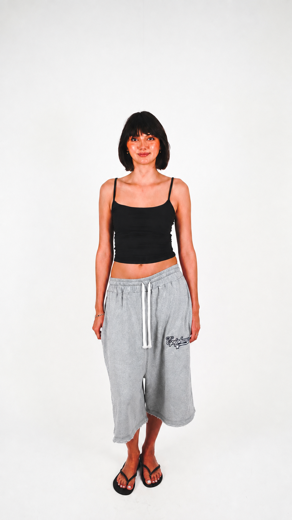 'Stellar' Sweat Shorts (Grey)