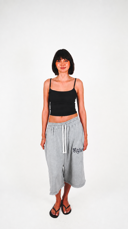'Stellar' Sweat Shorts (Grey)