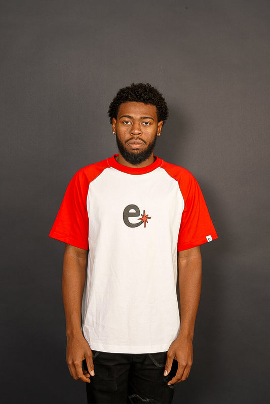 Logo Staple Tee  (Baseball Red)