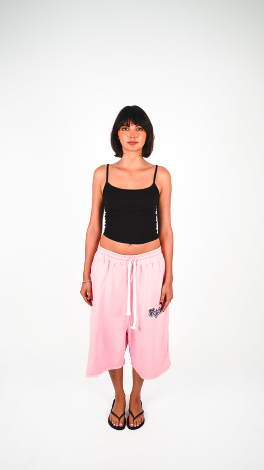 'Stellar' Sweat Shorts - (Pink)