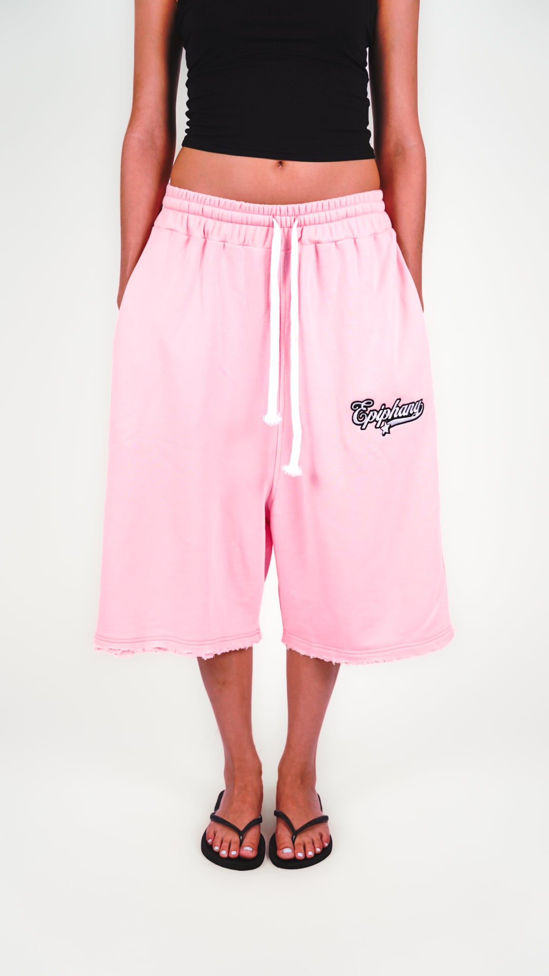 'Stellar' Sweat Shorts - (Pink)