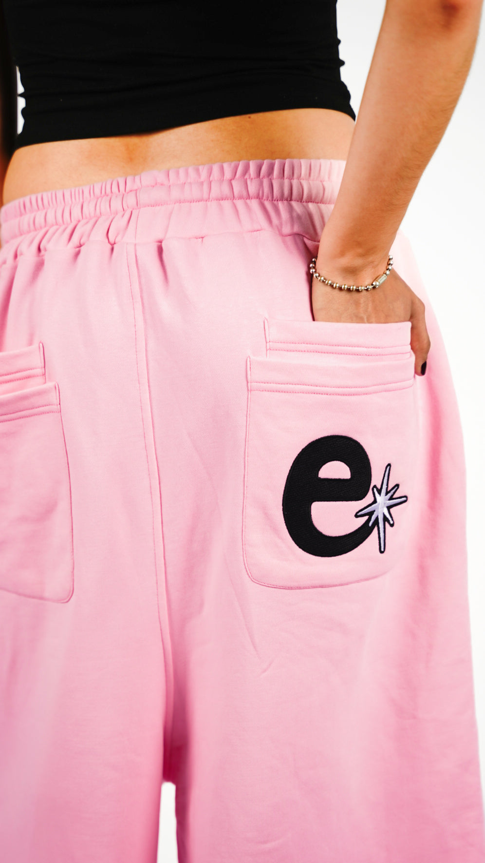 'Stellar' Sweat Shorts - (Pink)