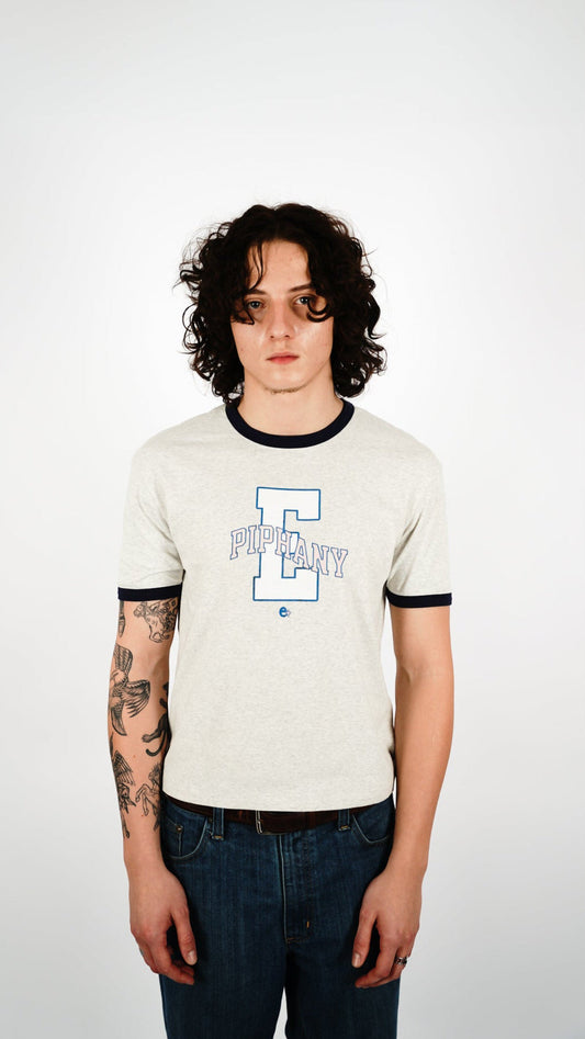 'Heritage' Ringer T-shirt (Coastal Grey)