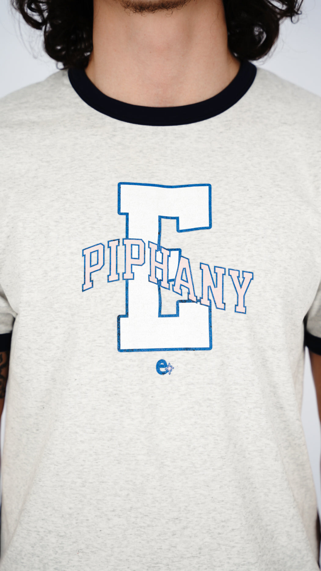'Heritage' Ringer T-shirt (Coastal Grey)